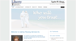 Desktop Screenshot of libertyfiduciary.com