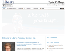 Tablet Screenshot of libertyfiduciary.com